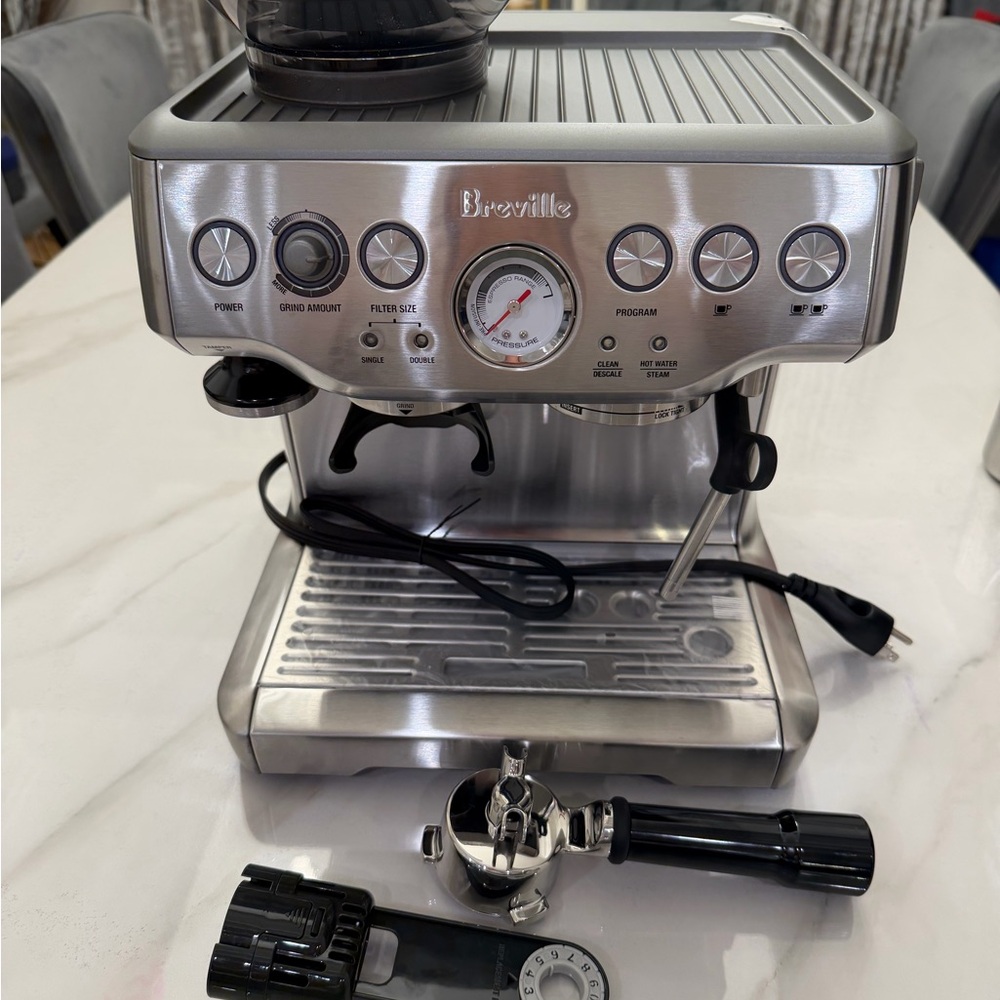 Breville Barista Express Espresso Machine BES870XL, Brushed Stainless Steel